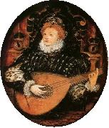 Nicholas Hilliard Portrait miniature of Elizabeth I of England France oil painting artist